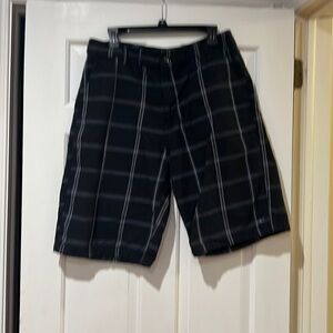 O’Neill vintage 90s plaid shorts.
